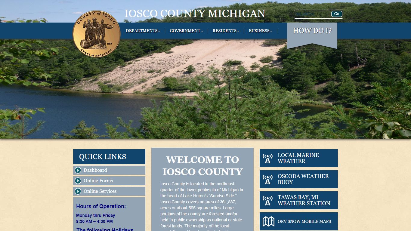 IOSCO County Michigan